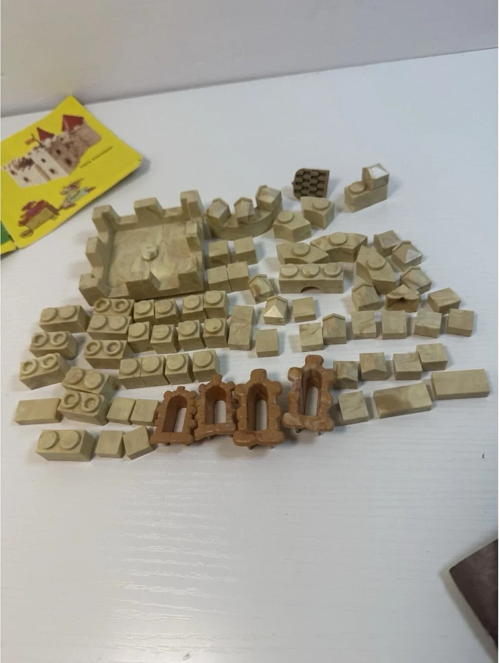 Vintage Exin Castillos Gran Alcazar 0210 Castle Building Toy Blocks Lot 73 Piece